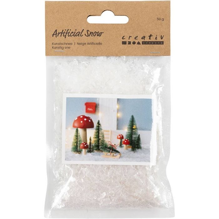Tekolumi, glitter valkoinen, 50 g/ 1 pss