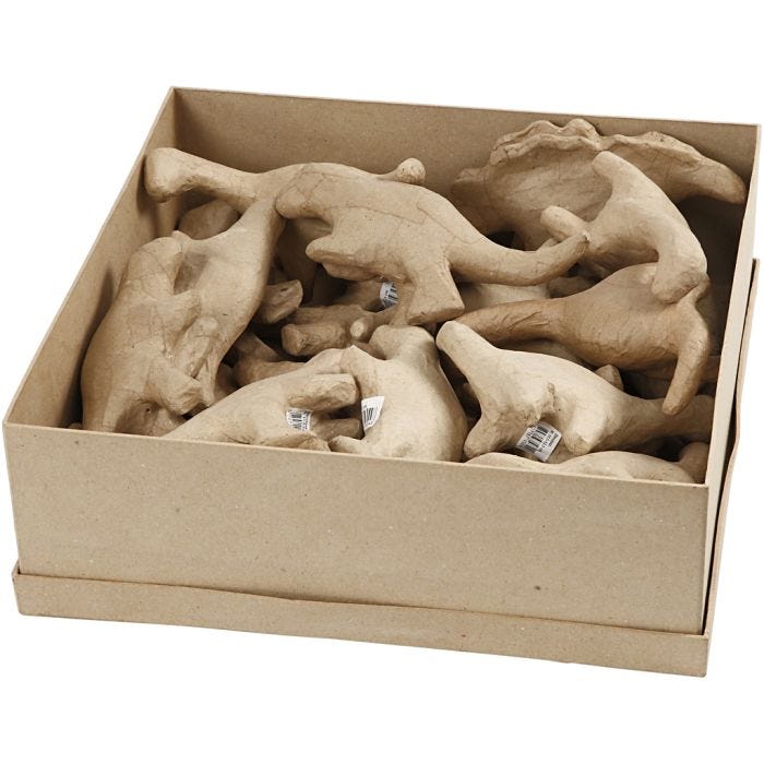 Dinosaurukset, Kork. 9-12,5 cm, Lev: 4,5+5,5 cm, 21kpl/ 1 pkt