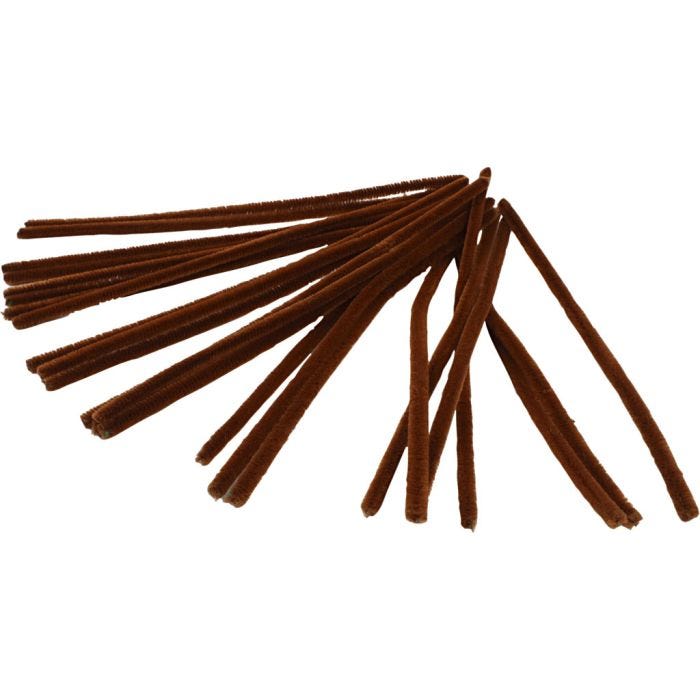 Askartelupunos, Pit. 30 cm, paksuus 9 mm, ruskea, 25 kpl/ 1 pkt