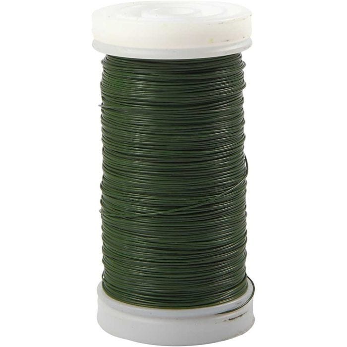 Kukkalanka, paksuus 0,31 mm, 100 g, vihreä, 160 m/ 1 rll