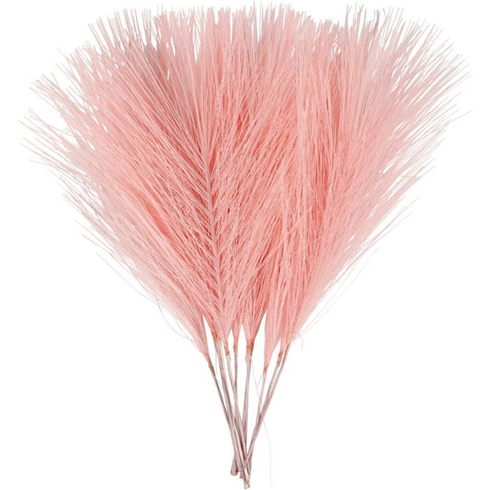 Keinotekoiset höyhenet, 15 cm, 8 cm, vaaleanpunainen, 10kpl/ 1 pkt