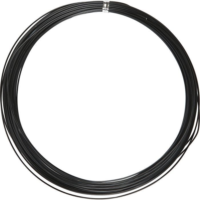 Alumiinilanka, pyöreä, paksuus 1 mm, musta, 16 m/ 1 rll