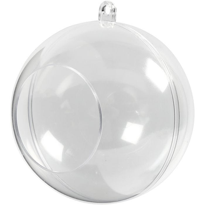 Avattavat pallot, halk. 8 cm, aukon koko 4,5 cm, 5 kpl/ 1 pkt