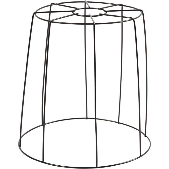 Lampun varjostin, 20 cm, 15,5-20 cm, musta, 1 kpl