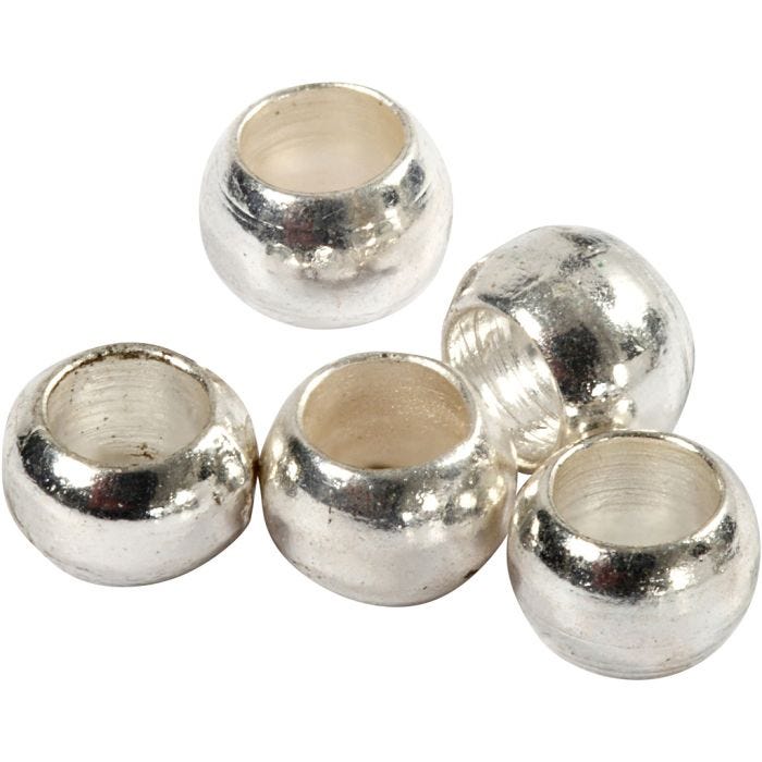Lukitushelmi, halk. 2 mm, hopea, 100 kpl/ 1 pkt
