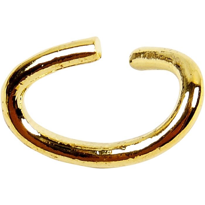 Välirengas, paksuus 0,7 mm, kullanvärinen, 50 kpl/ 1 pkt