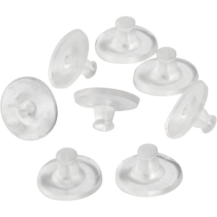 Korvakorupiikin vastakappale, halk. 10 mm, kuulto, 10 pari/ 1 pkt