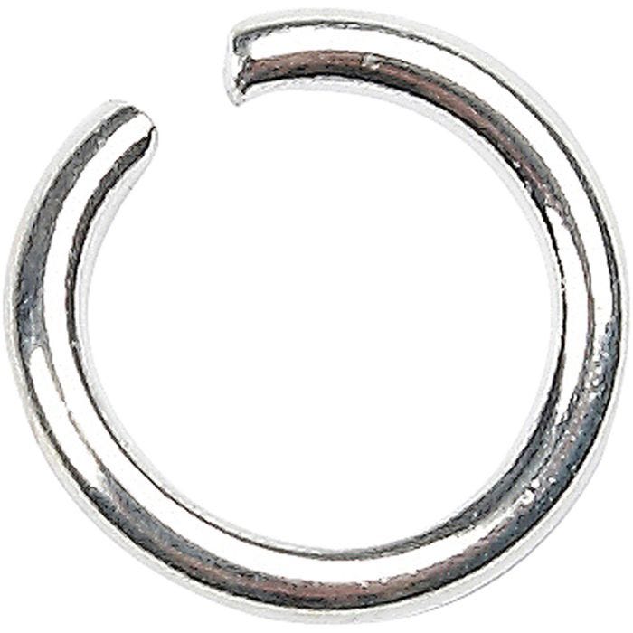 Välirengas, koko 7 mm, paksuus 1 mm, hopeanväriset, 400 kpl/ 1 pkt