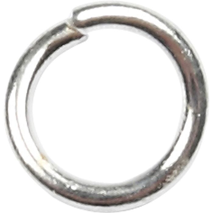 Välirengas, koko 4,4 mm, paksuus 0,7 mm, hopeanväriset, 500 kpl/ 1 pkt