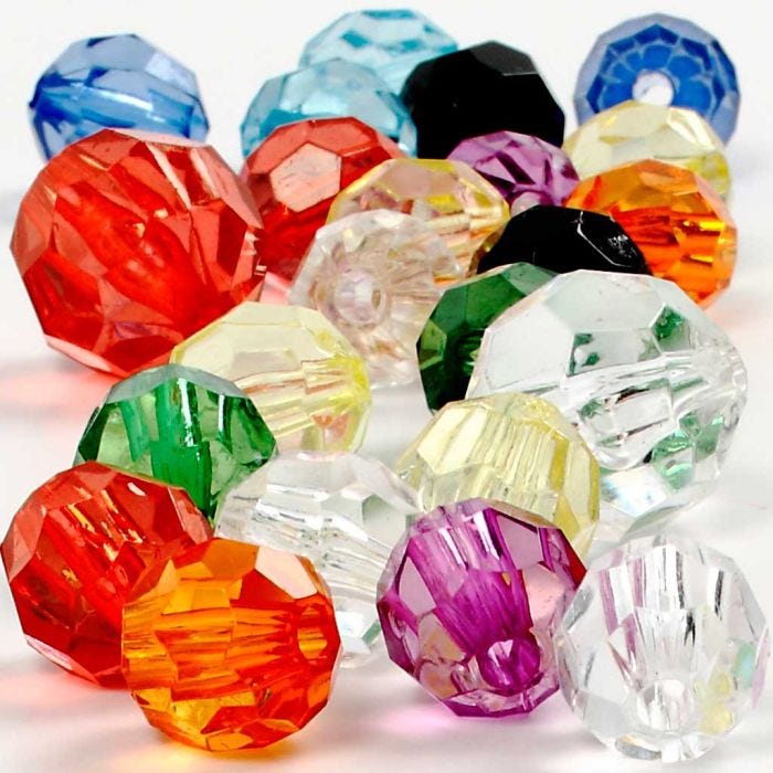 Särmähelmet, koko 10-12-16 mm, aukon koko 1-2,5 mm, värilajitelma, 75 g, 100 kpl/ 1 pkt
