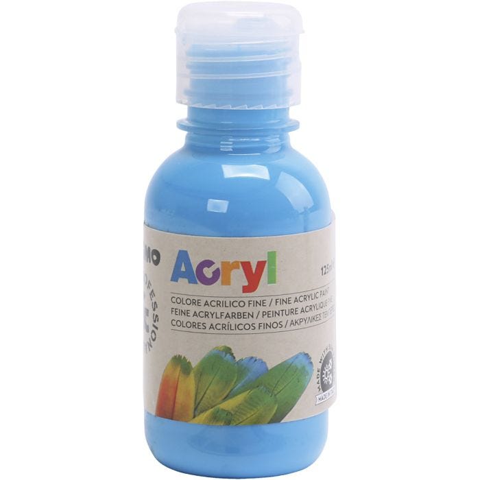 PRIMO- akryylimaali, perussininen, 125 ml/ 1 pll