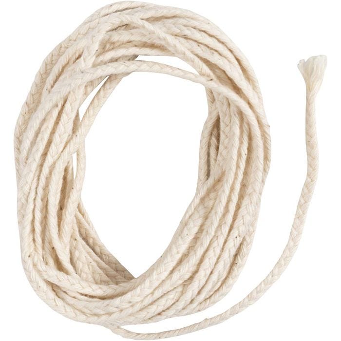 Sydänlanka, Soveltuu kastokynttilöihin (halk. 22–30 mm) ja valukynttilöihin (halk. 60–80 mm), 100 g, 3 m/ 1 pkt