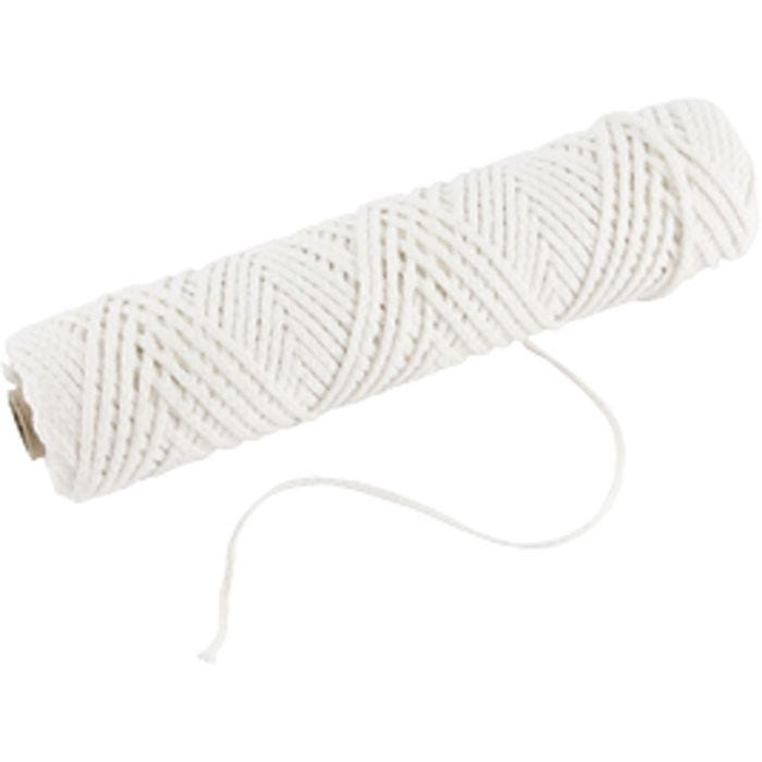 Sydänlanka, Soveltuu kastokynttilöille (halk. 30 mm) ja valukynttilöille (halk. 80–100 mm) , Lev: 2 mm, 100 g, 50 m/ 1 rll