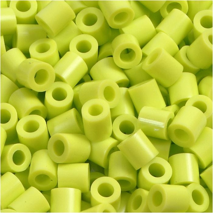 Nabbi- putkihelmet, 5x5 mm, 2,5 mm, medium, limenvihr. (32241), 6000kpl/ 1 pkt