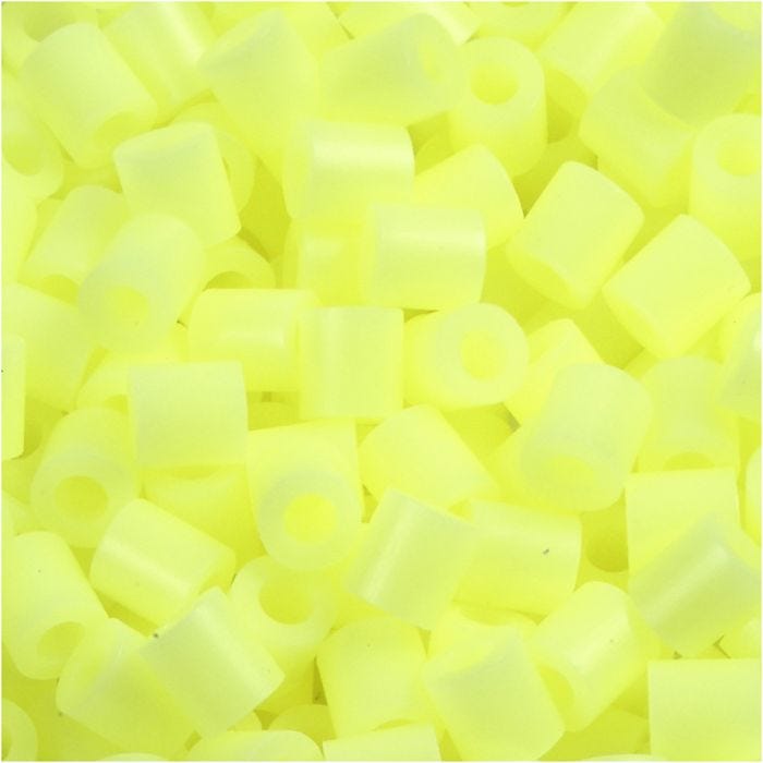 Nabbi- putkihelmet, koko 5x5 mm, aukon koko 2,5 mm, medium, kelt.pastelli (32244), 6000 kpl/ 1 pkt
