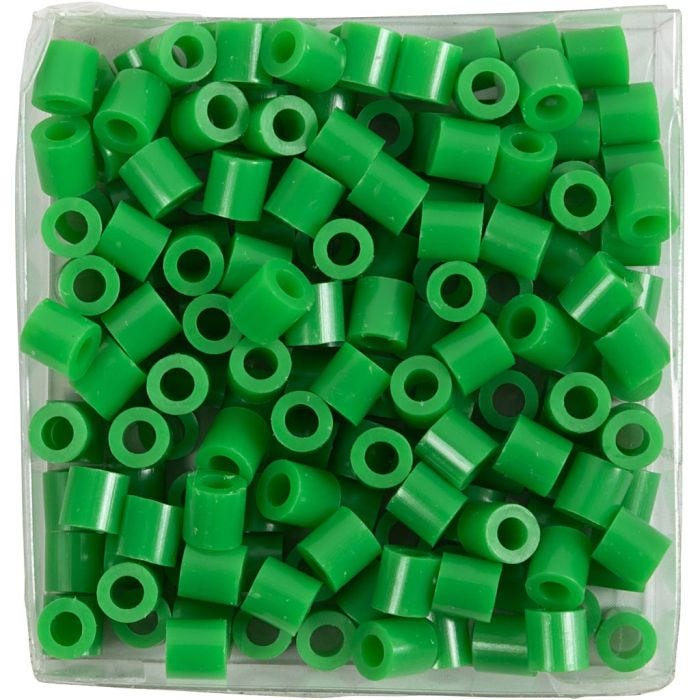 Nabbi- putkihelmet, koko 5x5 mm, aukon koko 2,5 mm, medium, vihreä (32230), 1100 kpl/ 1 pkt