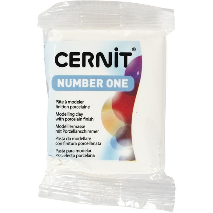 Cernit, opaque white (027), 56g/ 1 pkt