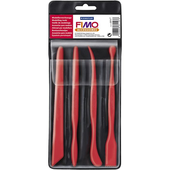 FIMO® muovailupuikot, 4 kpl/ 1 pkt