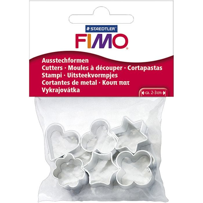 FIMO® muotit, 6 kpl/ 1 pkt