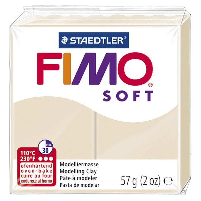 FIMO® Soft- muovailumassa, sahara, 57 g/ 1 pkk