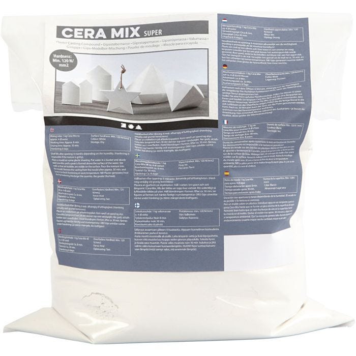 Cera-Mix Super Valumassajauhe, valkoinen, 5 kg/ 1 pkt