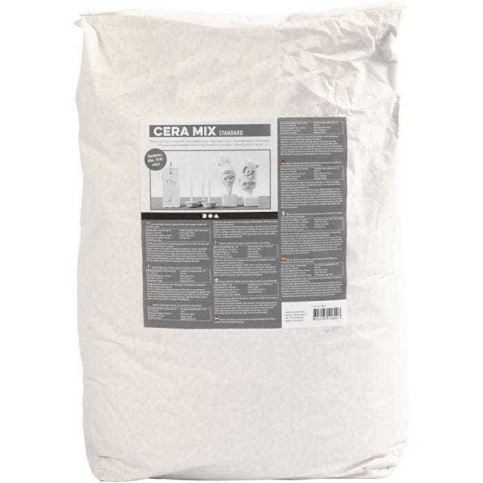 Cera-Mix Standard Kipsijauhe, vaaleanharmaa, 25 kg/ 1 pkt