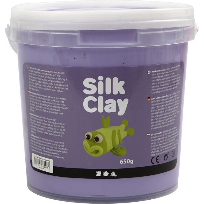 Silk Clay®, violetti, 650g/ 1 prk