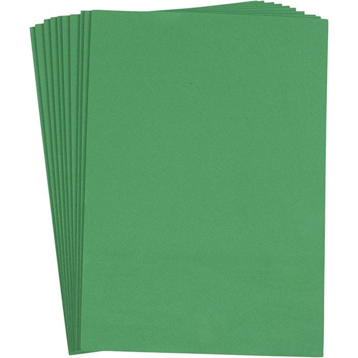 Softis, A4, arkki 210x297 mm, paksuus 2 mm, tummanvihreä, 10 ark/ 1 pkt