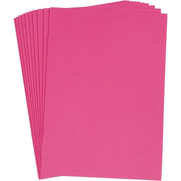 Softis, A4, arkki 210x297 mm, paksuus 2 mm, pinkki, 10 ark/ 1 pkt