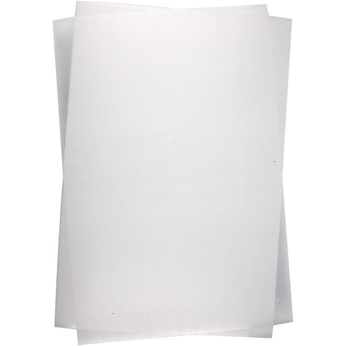 Kutistemuoviarkit, 20x30 cm, 0,3 mm, kirkas, 100ark/ 1 pkt
