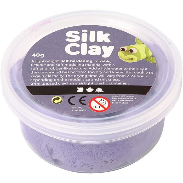 Silk Clay®, violetti, 40g/ 1 tb