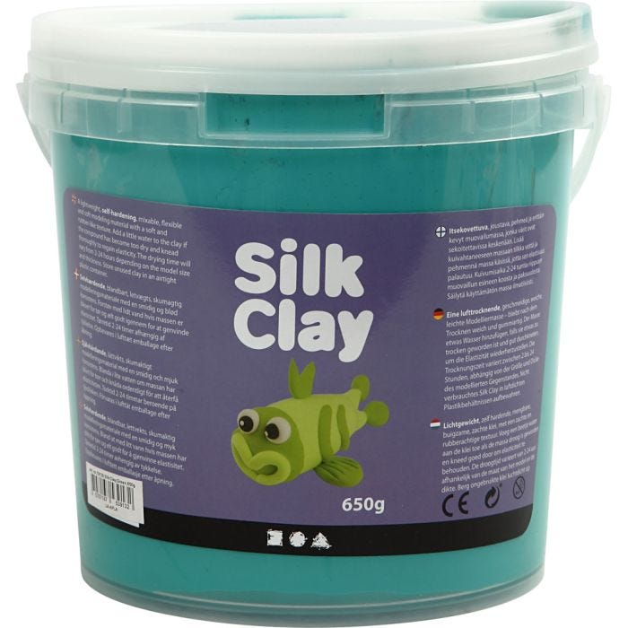 Silk Clay®, vihreä, 650g/ 1 prk