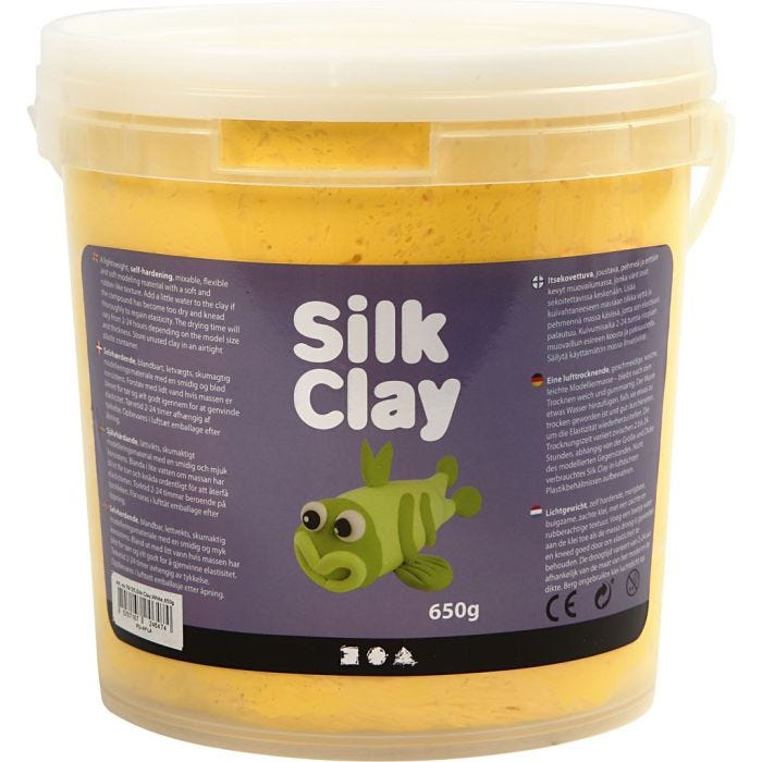 Silk Clay®, keltainen, 650g/ 1 prk
