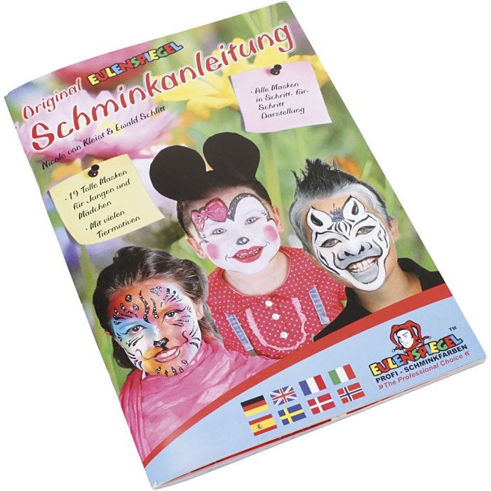 Eulenspiegel Kasvomaalaus -vihko, 1 kpl