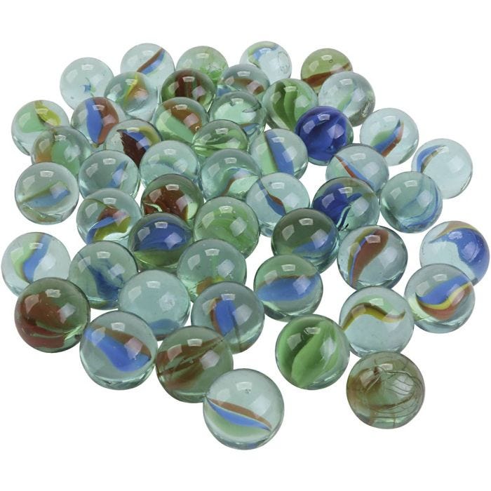 Lasikuulat, halk. 16 mm, 50 kpl/ 1 pkt