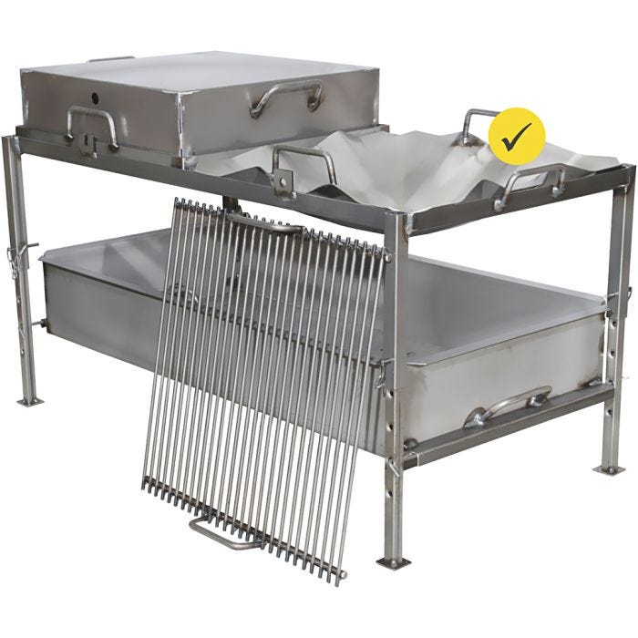 Scoutfire wok, 48x48x6 cm, 1 kpl