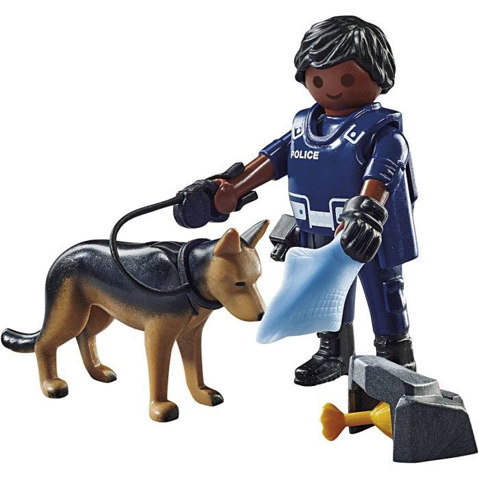 Playmobil Poliisi ja Etsintäkoira, 1 set