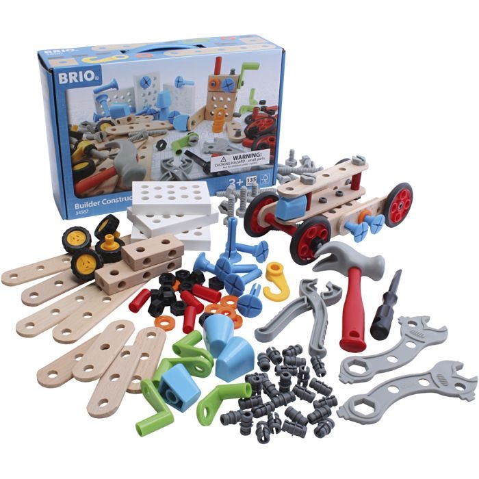 BRIO Rakennussetti, 135 kpl/ 1 set