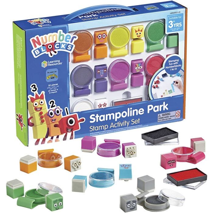 Numberblocks-leimasinsarja, 32 osaa/ 1 pkt