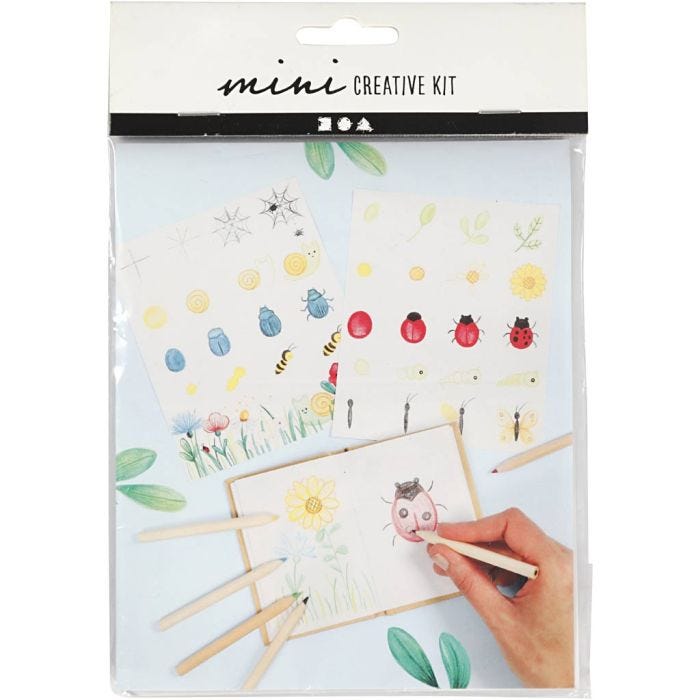 Askartelusetti Mini, ötökät, 1 pkk/ 1 pkt