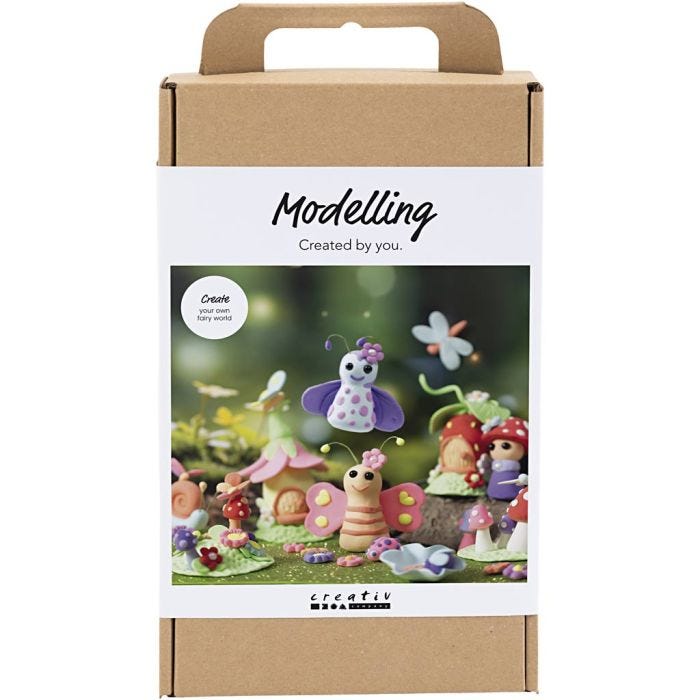 Askartelusetti Muovailu, Keiju, pastellivärit, 1 pkk/ 1 pkt