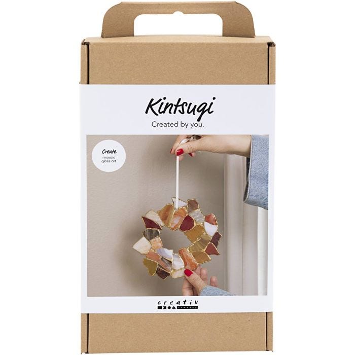 Askartelusetti Kintsugi, Ripustettavat koristeet, värilajitelma, 1 pkk/ 1 pkt