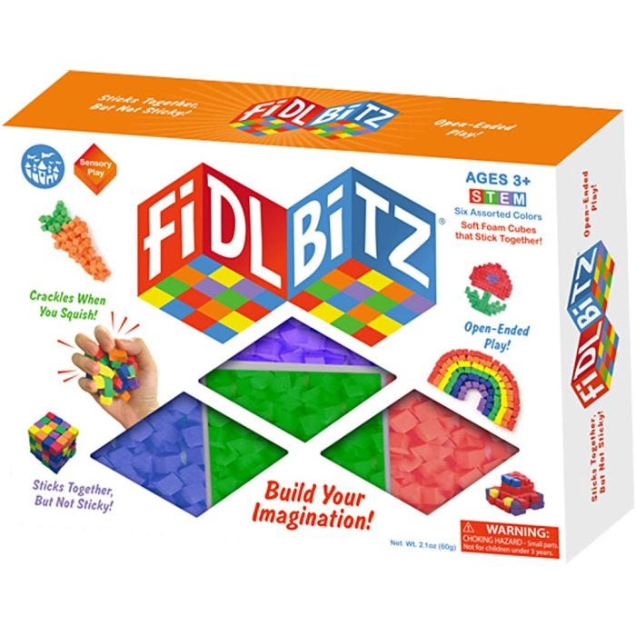 FidlBitz® Deluxe -pakkaus, koko 1 x 1 cm, ca 600 kpl, 1 kpl/ 1 pkt