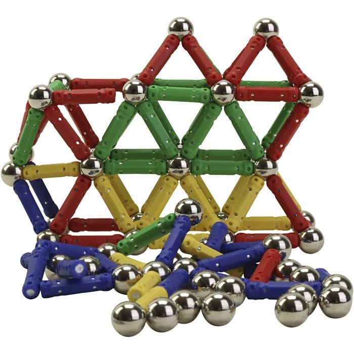 Magneettiset tangot, 136 kpl/ 1 pkt