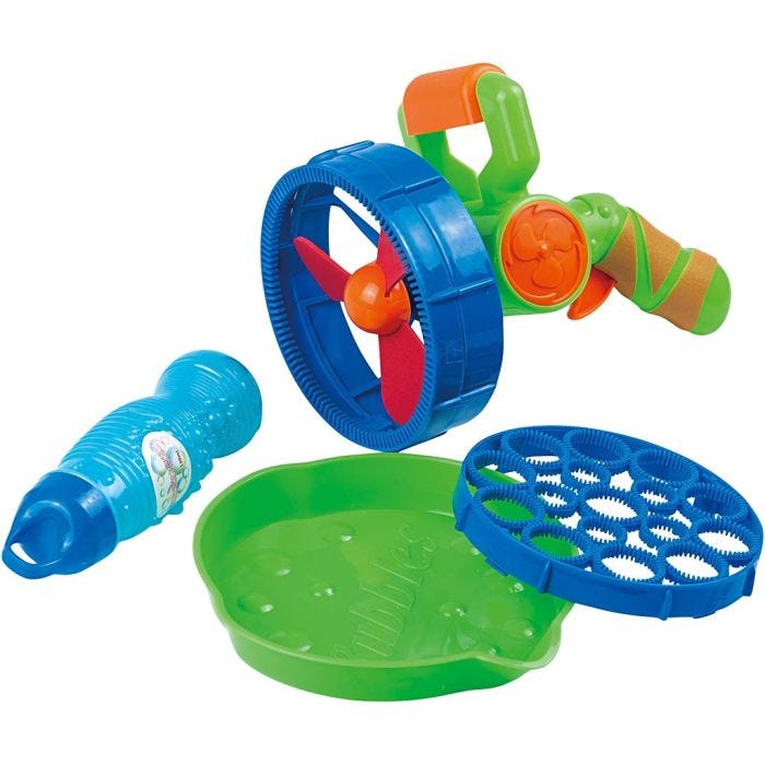Saippuakuplakone, 1 set