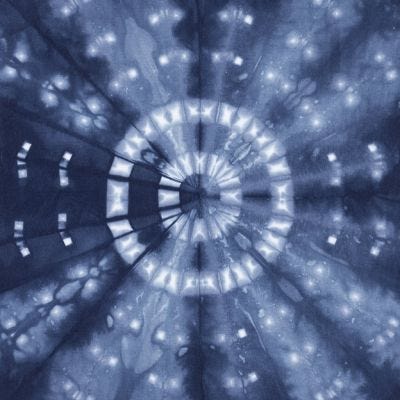 Shibori-tekniikan käyttö