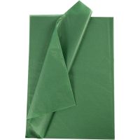 Silkkipaperi, 50x70 cm, 17 g, vihreä, 25 ark/ 1 pkk