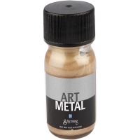 Askartelumaali metallic, tumma kulta, 30 ml/ 1 pll