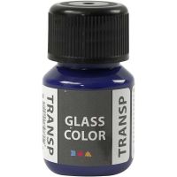 Glass Color Transparent lasimaali, briljantinsin, 30 ml/ 1 pll