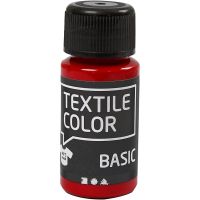 Textile Color, punainen, 50 ml/ 1 pll